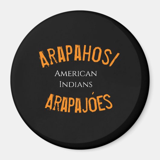 アラパホス/アラパヘスアメリカインディアンTシャツフード付きスウェットシャツ マグネット (正面)