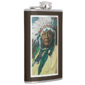 アラパホー族のインディアンの酋長PortraitColorado フラスク (右)