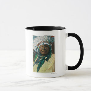 アラパホー族のインディアンの酋長PortraitColorado マグカップ