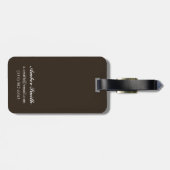 アラパホー族のインディアンの酋長PortraitColorado ラゲッジタグ (裏面横)