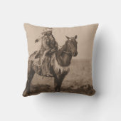 アラパホー族のネイティブアメリカン クッション (裏面)