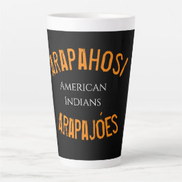 アラパホ族のアメリカ先住民Tシャツパーカー カフェラテマグ
