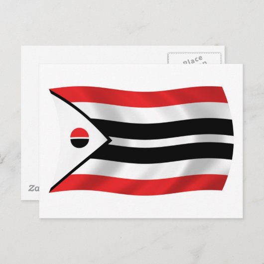 アラパホ族の旗のポストカード ポストカード (正面/裏面)