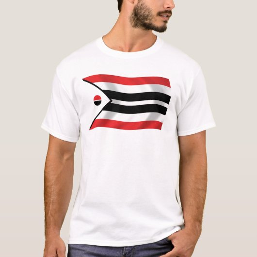 アラパホ部族旗シャツ Tシャツ (正面)