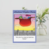 アラビおもしろいアンナイトパーティの招待状 招待状 (スタンド正面)