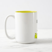 アラビアおもしろいミームأقوال عربية مضحكة ツートーンマグカップ (左)