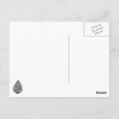 アラビアからの挨拶 ポストカード (裏面)