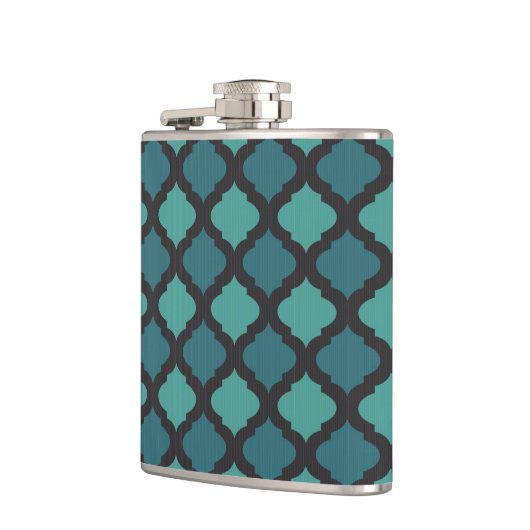 アラビアのスタイルのモザイク模様 フラスク (左)