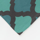 アラビアのスタイルのモザイク模様 フリースブランケット (角)