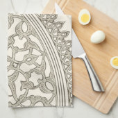 アラビアのスタイルのレース キッチンタオル (四つ折り)