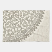 アラビアのスタイルのレース キッチンタオル (横)