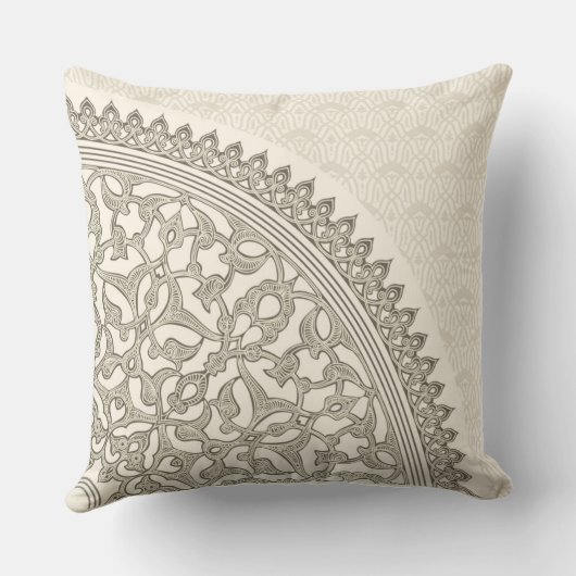 アラビアのスタイルのレース クッション (裏面)
