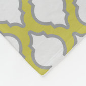 アラビアのスタイルパターン フリースブランケット (角)