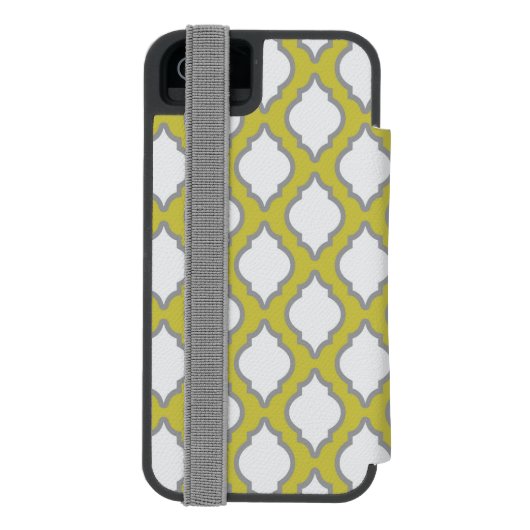 アラビアのスタイルパターン INCIPIO iPhoneウォレットケース (フォリオ裏面)