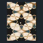 アラビアのタイル模様（濃色） ポスター<br><div class="desc">我々の魅力的なアラビアのタイルのパターンを紹介ダーク，洗練さ伝統的れたイスラームのタイルのモダン見事な解釈。この絶妙なデザインは、幾何学的な形状とアラベスクなモチーフの時代を超越した魅力を豊かな暗いパレットで結び付けはっきりした、あらゆる宇宙で注目を集めるステートメントピースを作り出す。</div>