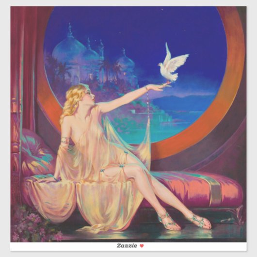 アラビアのハセキ・スルタン 姫 1925 シール (シート)