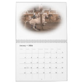 アラビアの乗馬学校 カレンダー (1月 2026)