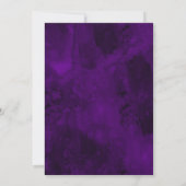 アラビアの夜と写真 – Violet 招待状 (裏面)