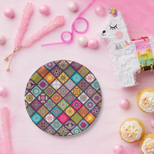 アラビアの夜テーマモロッコディナーパーティー ペーパープレート (パーティー)