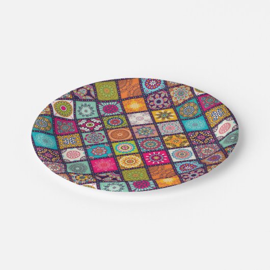 アラビアの夜テーマモロッコディナーパーティー ペーパープレート (アングル)