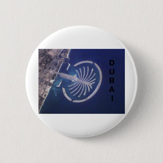 アラビアの管轄区域のドバイのやし島リゾート(St.K) 缶バッジ (正面)