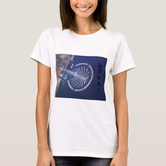 アラビアの管轄区域のドバイのやし島リゾート(St.K) Tシャツ (正面)