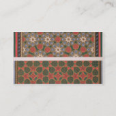 「アラビアの芸術からの天井の装飾の例、ように 名刺 (裏面)