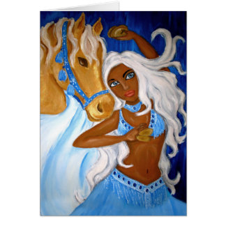 アラビアの青カード