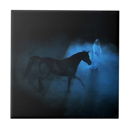 アラビアの馬およびtraine タイル (正面)