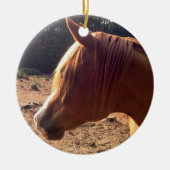 アラビアの馬のオーナメント セラミックオーナメント (正面)