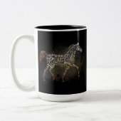 アラビアの馬のギフト及び私電話箱の歴史 ツートーンマグカップ (左)