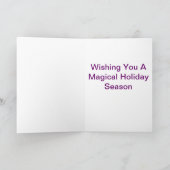 アラビアの馬のクリスマスカード シーズンカード (内部)