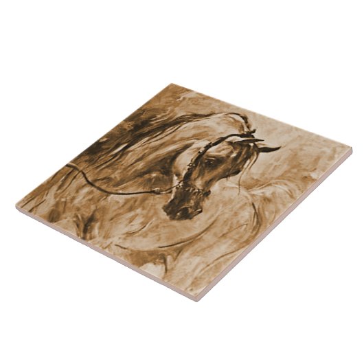 アラビアの馬のタイル タイル (側面)