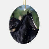 アラビアの馬の負傷 セラミックオーナメント (右)