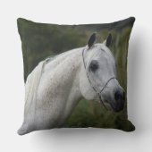 アラビアの馬のHeadshot 1 クッション (裏面)