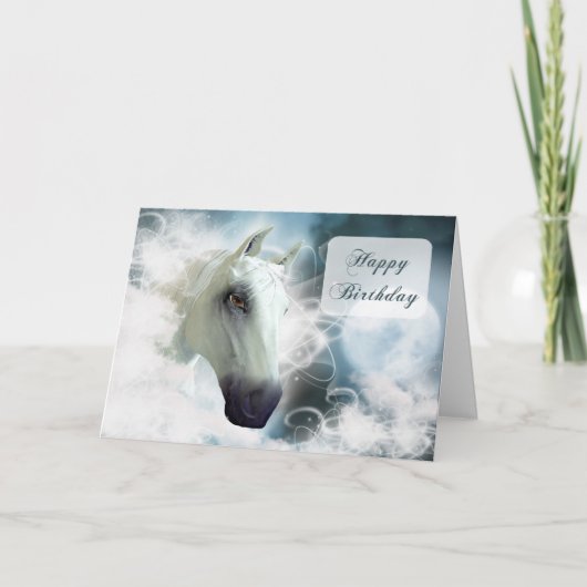 アラビアの馬 カード (正面)