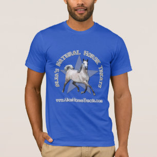 アラビアの馬- Aliaの自然な馬の御馳走 Tシャツ