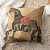 アラビアの馬(w/c紙で置かれる) クッション (ブランケット)