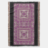 アラビアアンティーク装飾東バロック スローブランケット (正面縦)