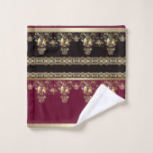 アラビアアンティーク装飾東バロック バスタオルセット (ウォッシュタオル)