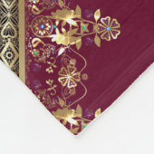 アラビアアンティーク装飾東バロック フリースブランケット (角)