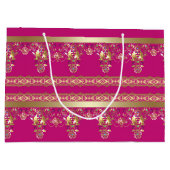 アラビアアンティーク装飾東バロック ラージペーパーバッグ (裏面)