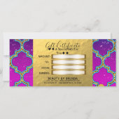 アラビアインディアンモロッコテーマギフト券 (裏面)