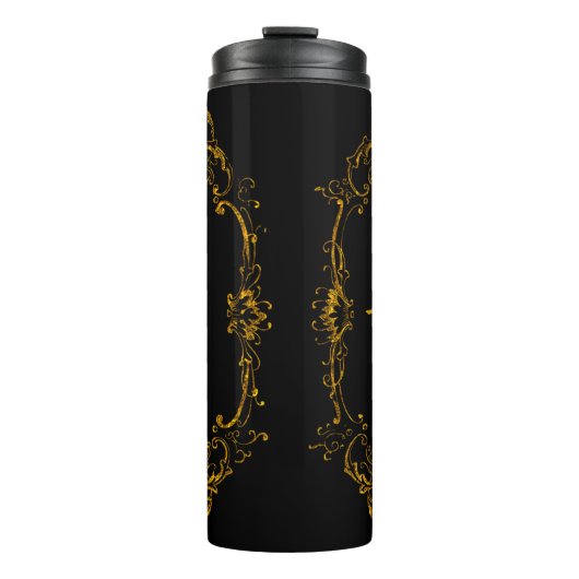 アラビアエレガント語と英語の名前 タンブラー (正面)