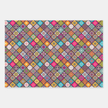 アラビアカラフルマンダラランタン異国デザイン