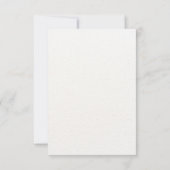 アラビアクラシックフローラモダンイスラム教 招待状 (裏面)