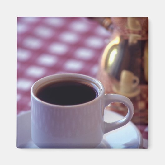 アラビアコーヒーの一杯。シリア。中東 マグネット (正面)