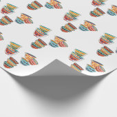 アラビアコーヒーカップ – فنجان قهوة عربية ラッピングペーパー (角)