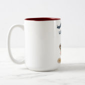 アラビアコーヒーソング – サミラタウフィックالقهوة العربية ツートーンマグカップ (左)