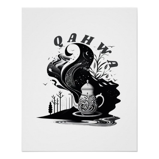 アラビアコーヒー ポスター (正面)